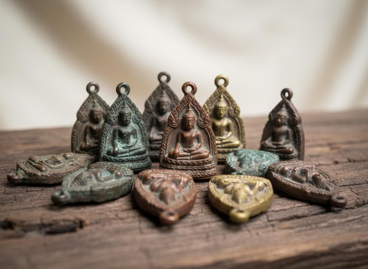 Collection of Thai Buddha Amulets